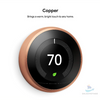 SEALED: Google / Nest 3rd Generation Programmable WiFi Thermostat - Copper T3021US