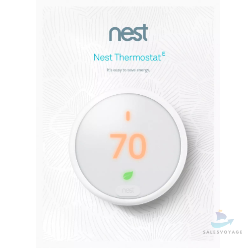 Sealed! Google / Nest Thermostat E, Smart Thermostat White (T4000ES)